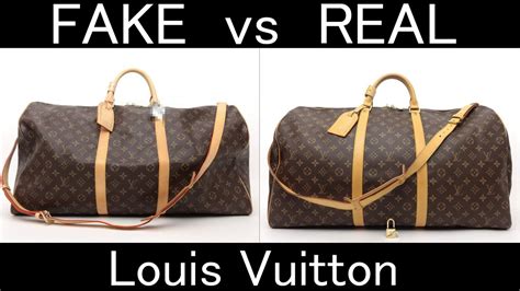 louis vuitton keepall fake vs real